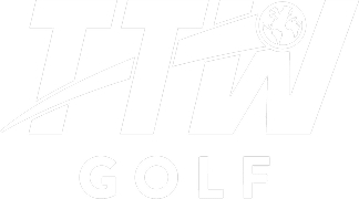 TTW Golf emblem, black and white